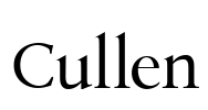 Cullen Font Image