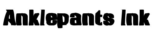 Anklepants Ink Font Image