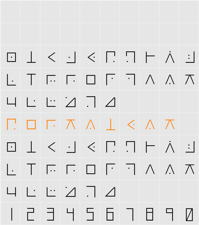 GLT-ごぬんねStroke 220 ほそい Character Map