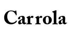 Carrola Font Image