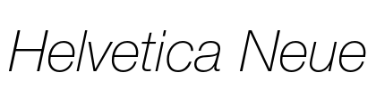 Helvetica Neue Font Image