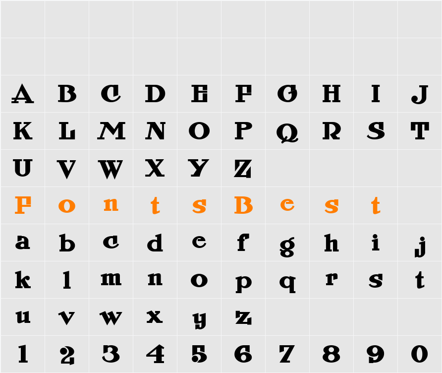 Merry Old Soul NF Character Map