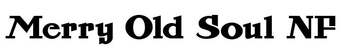 Merry Old Soul NF Font Image