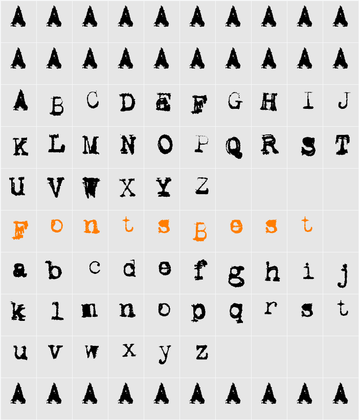 Metalic Avacodo Character Map