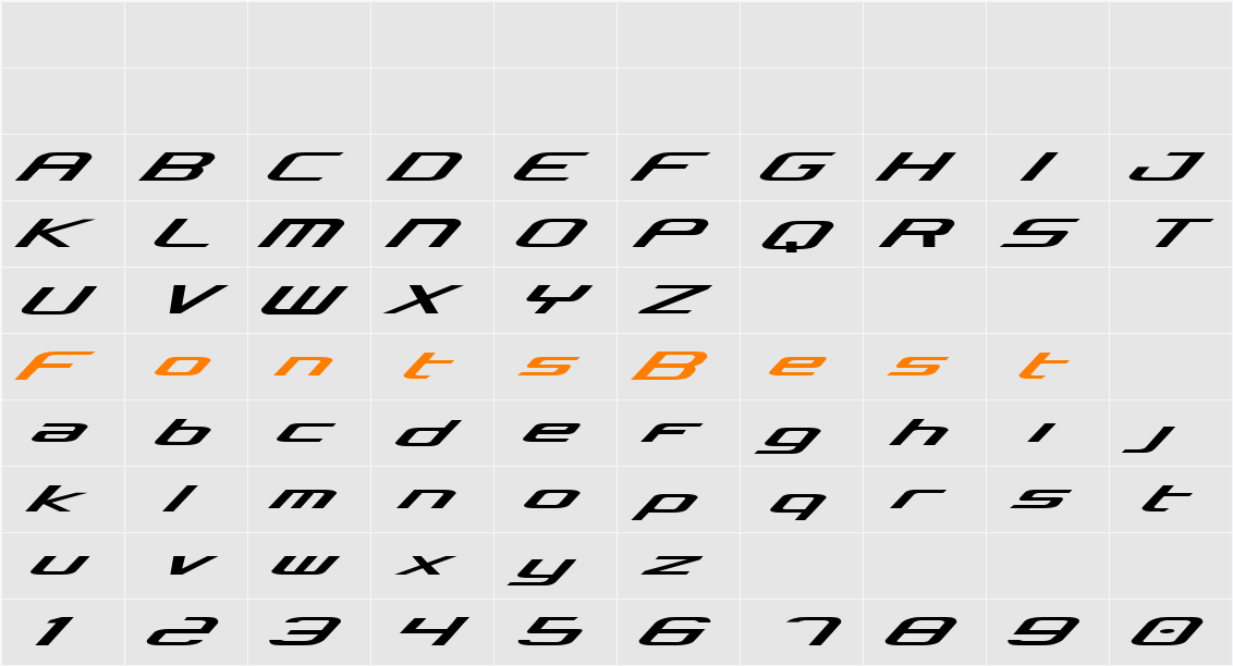 Concielian Expanded Character Map