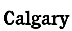 Calgary Font Image