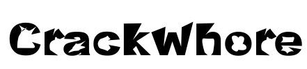 Crackwhore Font Image