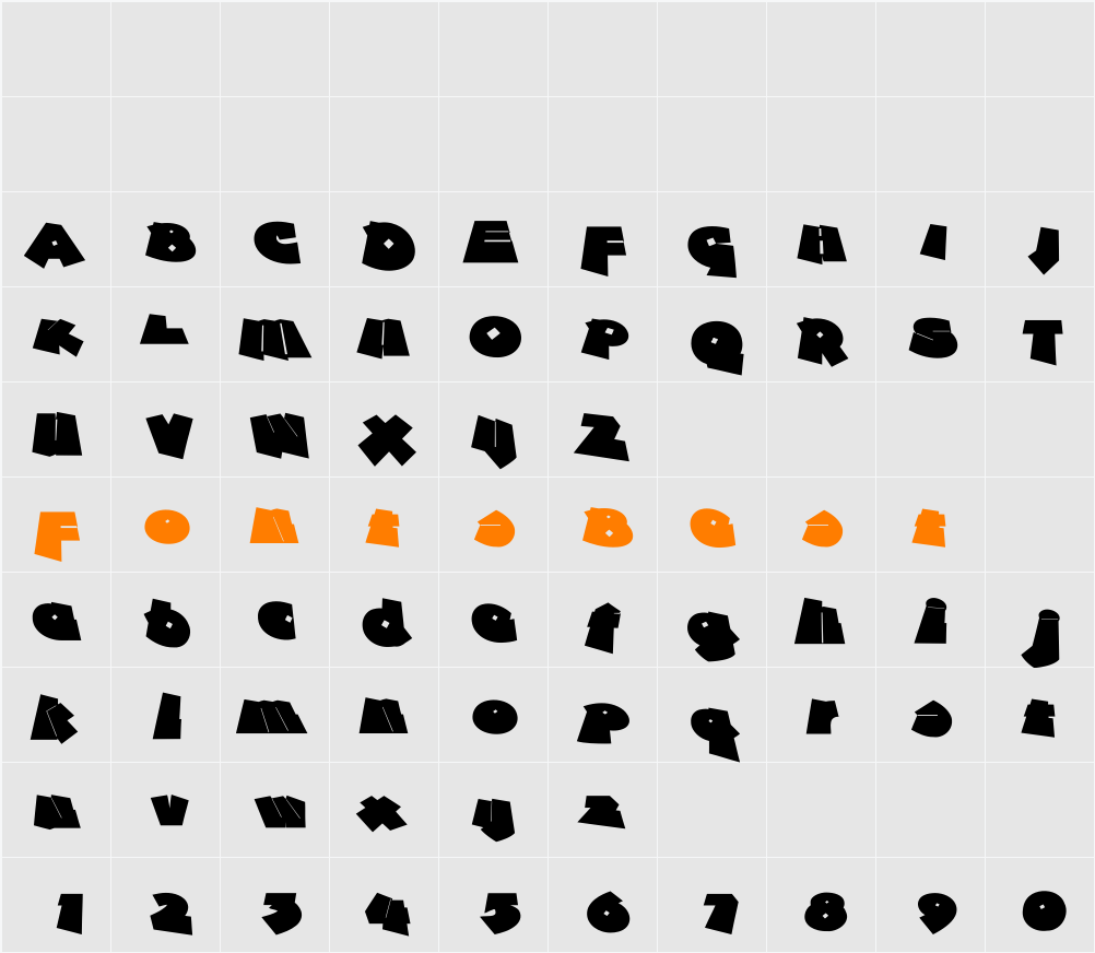 AgainstRules Character Map