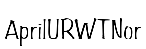 AprilURWTNor Font Image