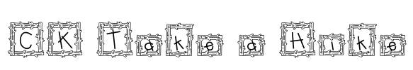 CK Take a Hike Font Image