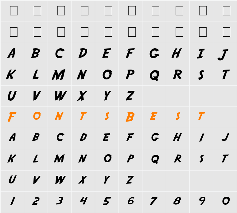 Adventure Character Map