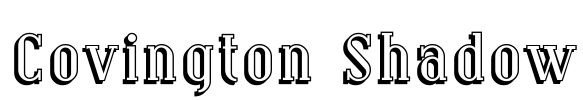 Covington Shadow Font Image