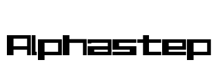 Alphastep Font Image