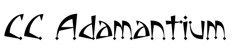 CC Adamantium Font Image