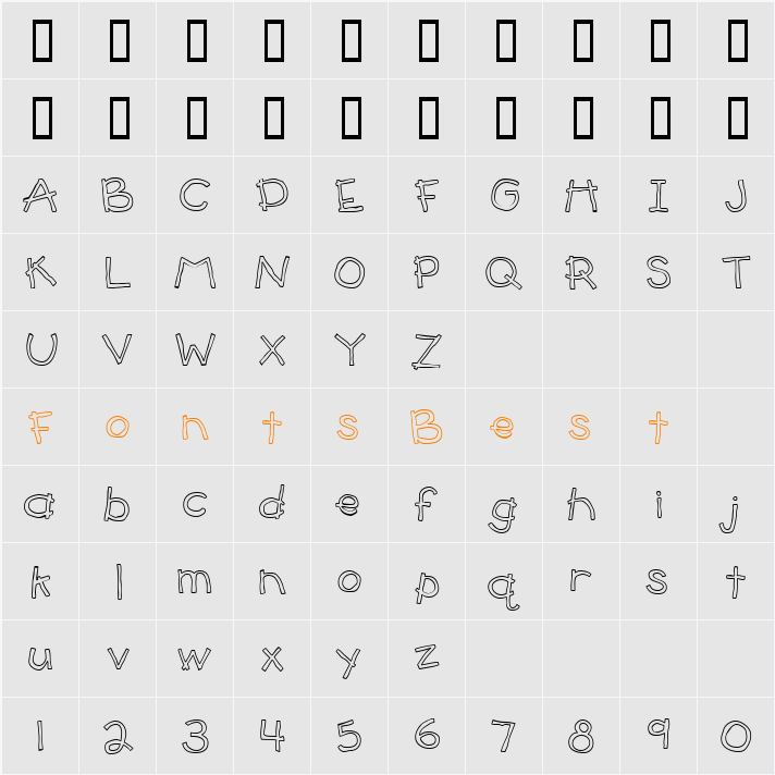 CK Toddler Character Map