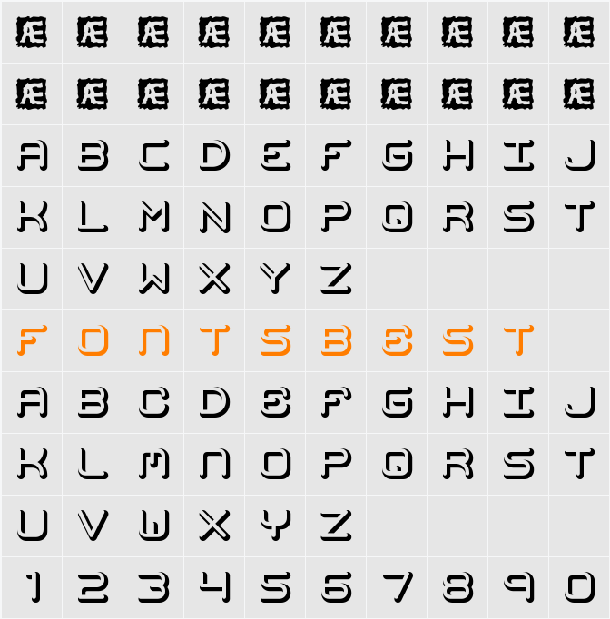 Mishmash Fuse BRK Character Map