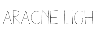 Aracne Light Font Image