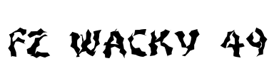 FZ WACKY 49 Font Image