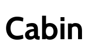 Cabin Font Image