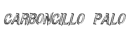 CARBONCILLO PALO Font Image