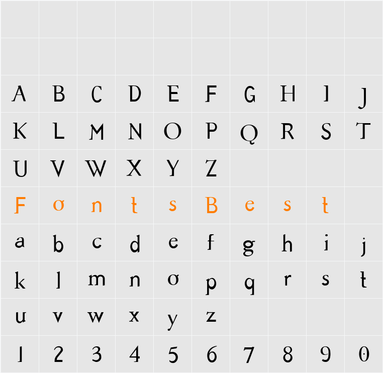 Missive Character Map