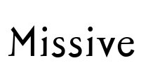 Missive Font Image