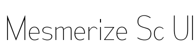 Mesmerize Sc Ul Font Image