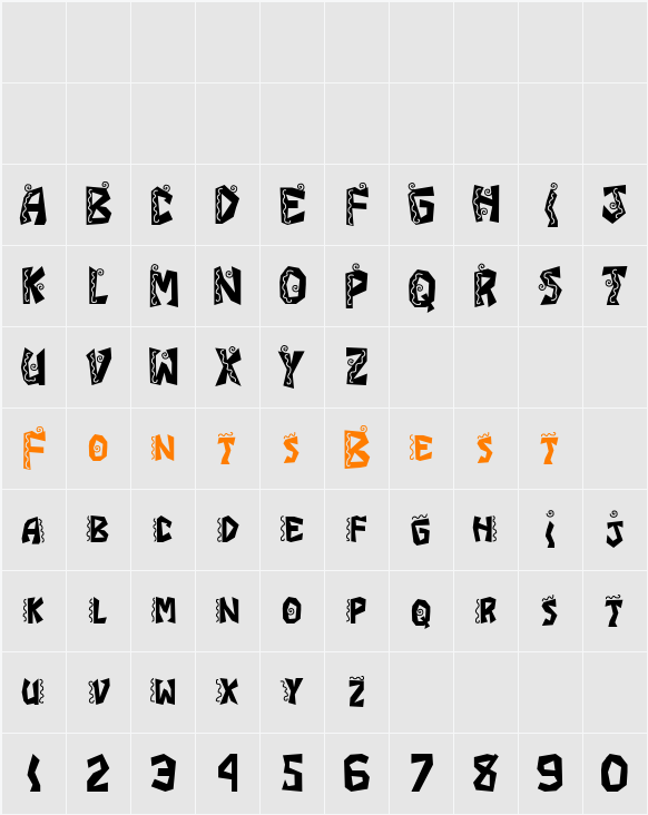 JI Chimichanga Character Map