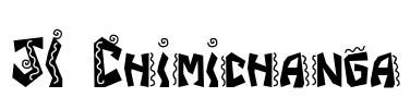 JI Chimichanga Font Image