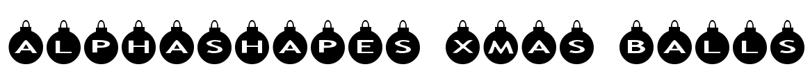 AlphaShapes xmas balls