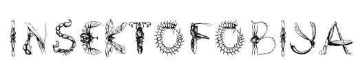 Insektofobiya Font Image