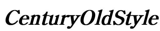 CenturyOldStyle Font Image