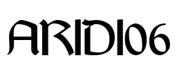 ARIDI06 Font Image