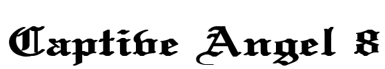 Captive Angel 8 Font Image