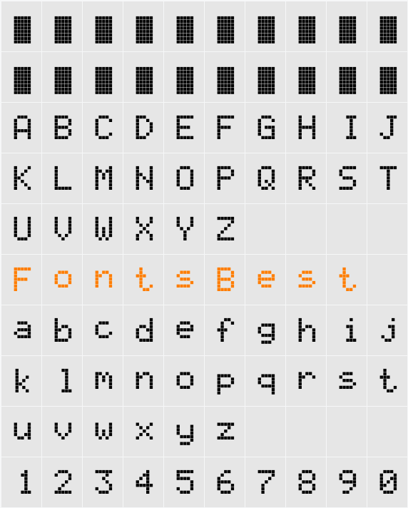 AlphaSmart 3000 Character Map