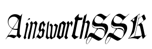 AinsworthSSK Font Image