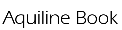 Aquiline Book Font Image