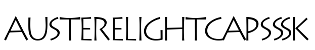 AustereLightCapsSSK Font Image