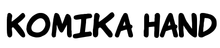 Komika Hand Font Image