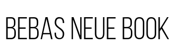 Bebas Neue Book Font Image