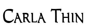 Carla Thin Font Image