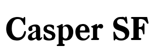 Casper SF Font Image