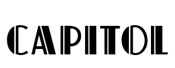 Capitol Font Image