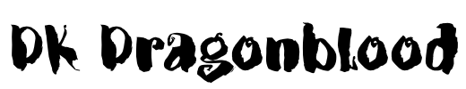 DK Dragonblood Font Image