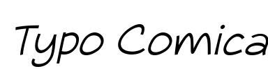 Typo Comica Font Image