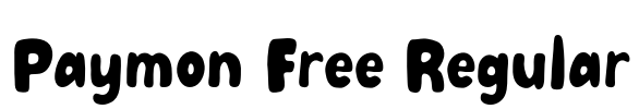 Paymon Free Regular Font Image