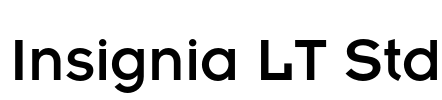 Insignia LT Std Font Image