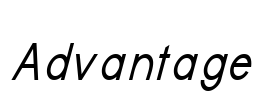 Advantage Font Image