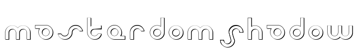 Masterdom Shadow Font Image