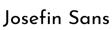 Josefin Sans